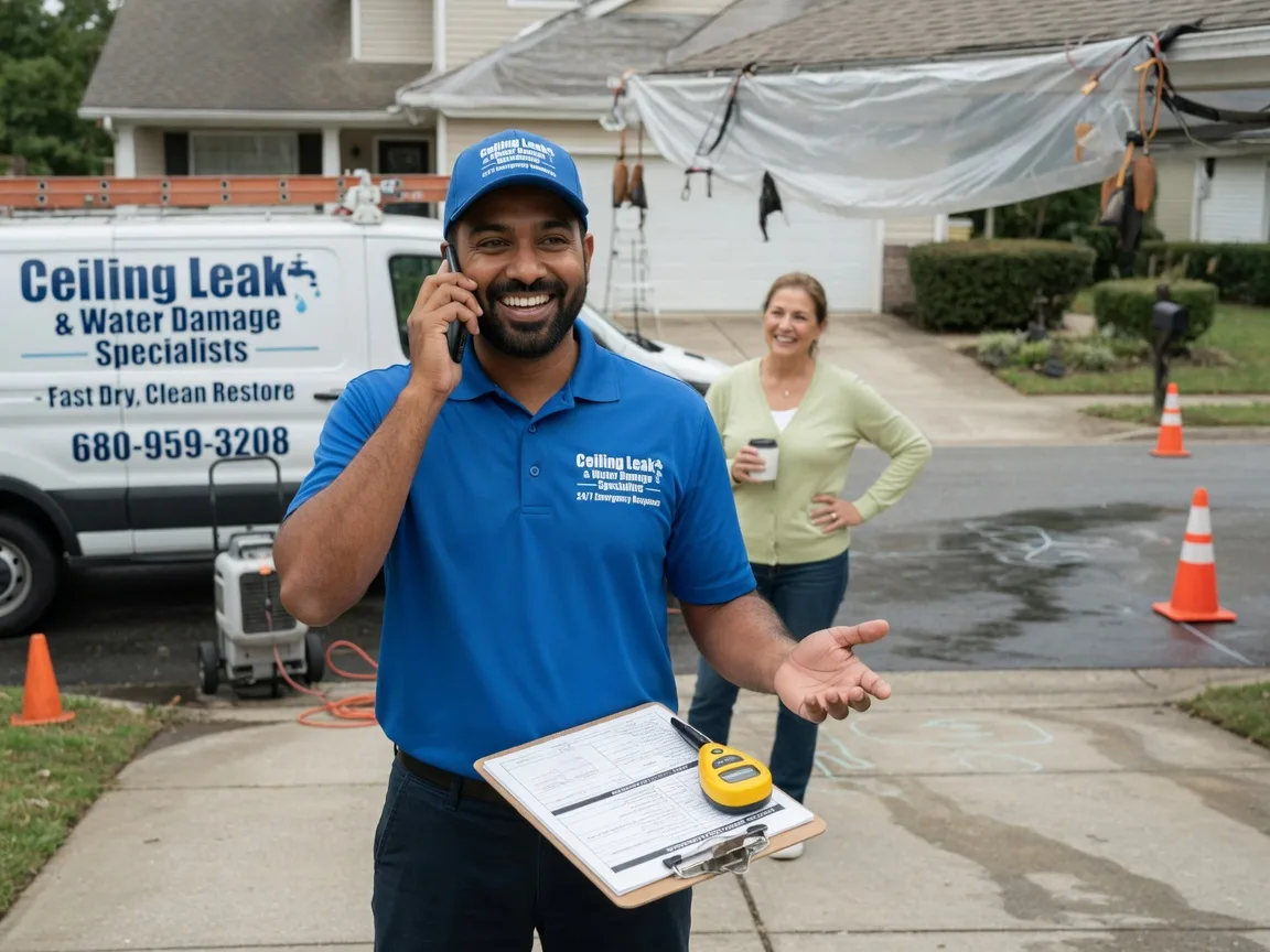 Ceiling Leak Cleanup Ruckersville, VA FAQs